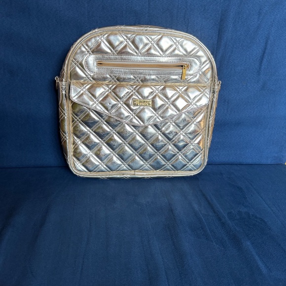 PurseN Quilted Metallic Crossbody - Silver - Picture 15 of 15